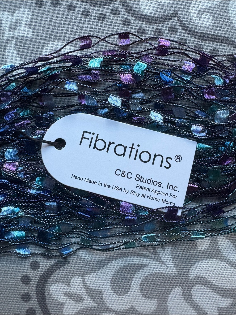 Fibrations Multicolor Ribbon Necklace